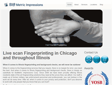 Tablet Screenshot of biometricimpressions.com